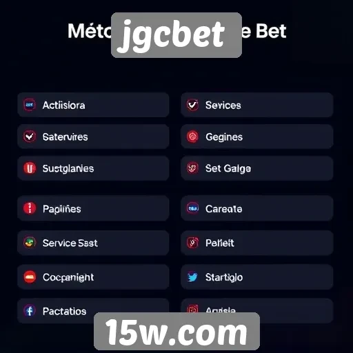 Métodos de pagamento aceitos no jgcbet